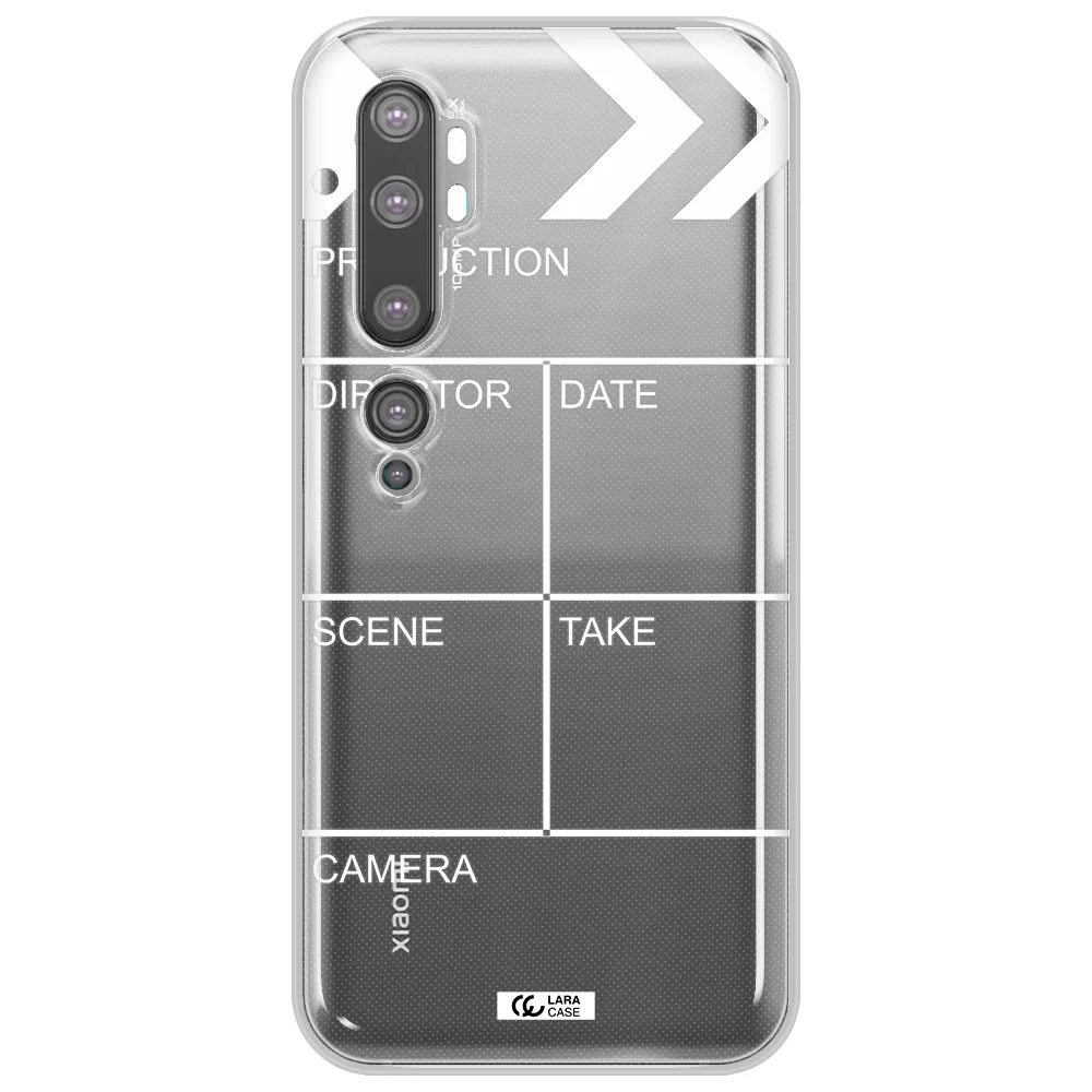 Clapperboard Xiaomi Mi Note 10 Clear TPU Case