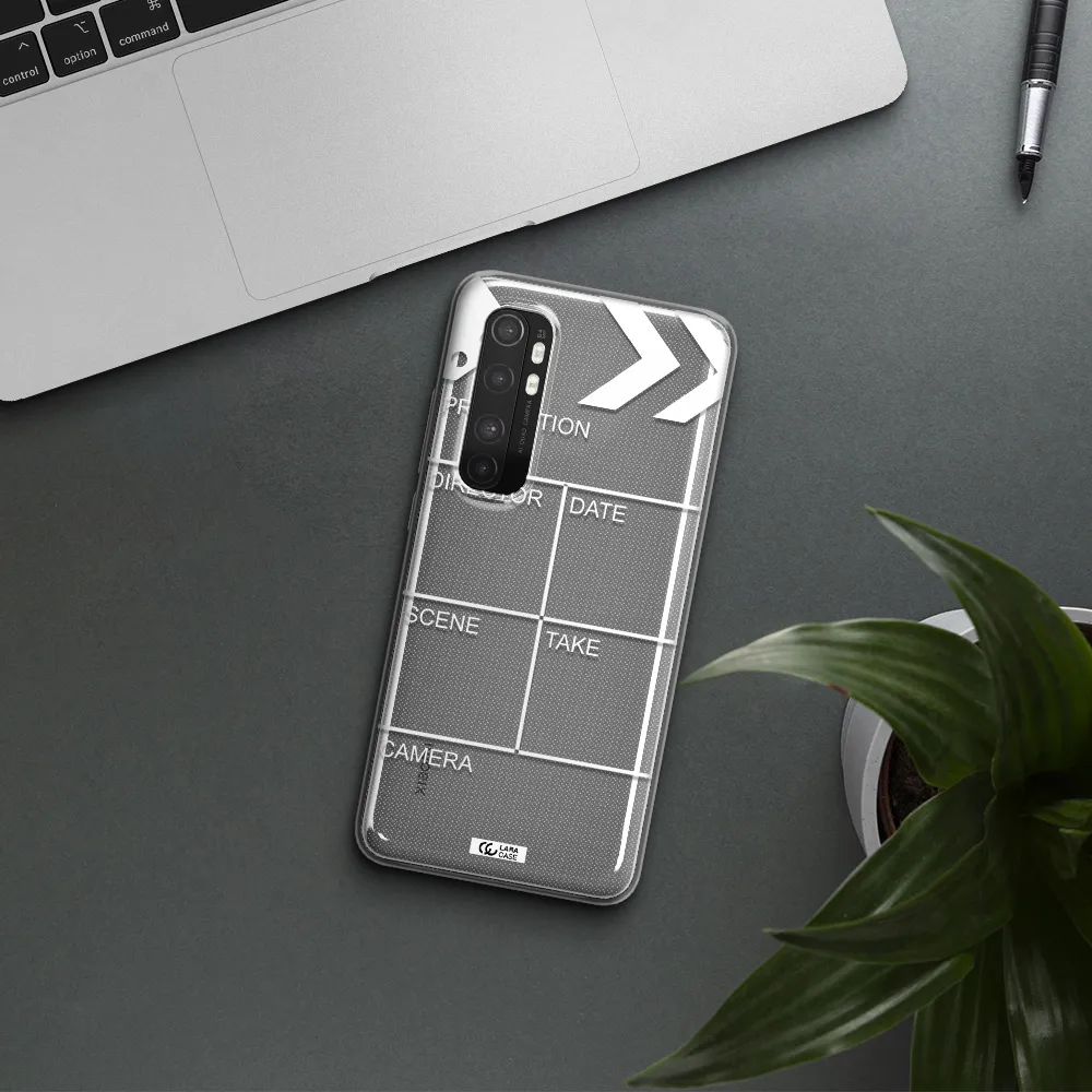 Clapperboard Xiaomi Mi Note 10 Lite Clear TPU Case