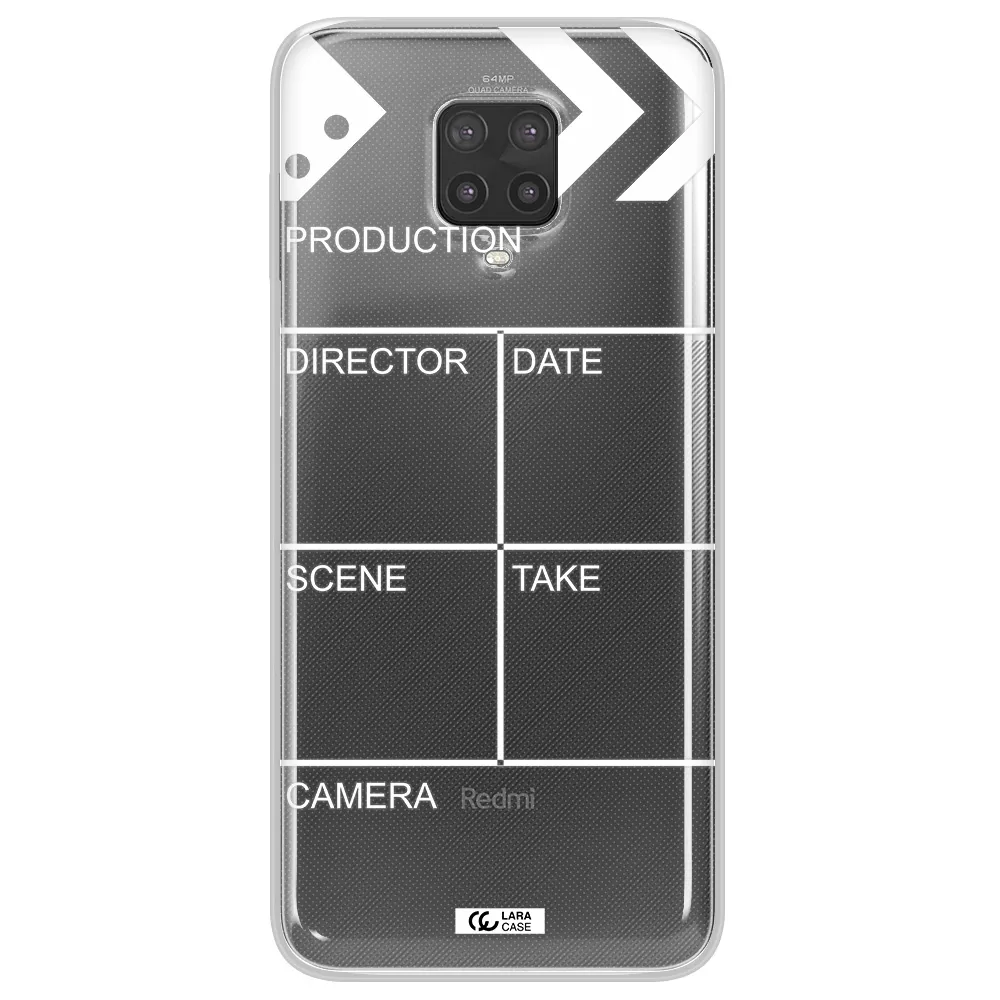 Clapperboard Xiaomi Note 9 Pro Clear TPU Case