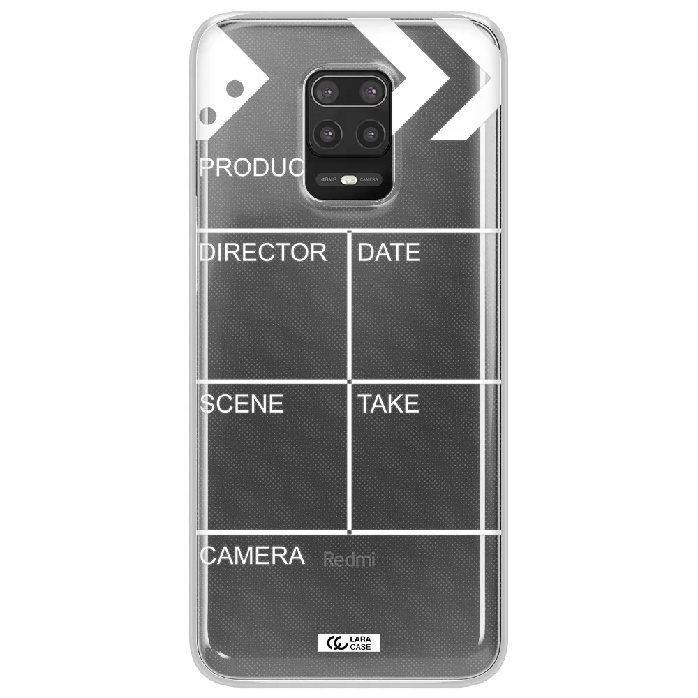 Clapperboard Xiaomi Note 9S Clear TPU Case
