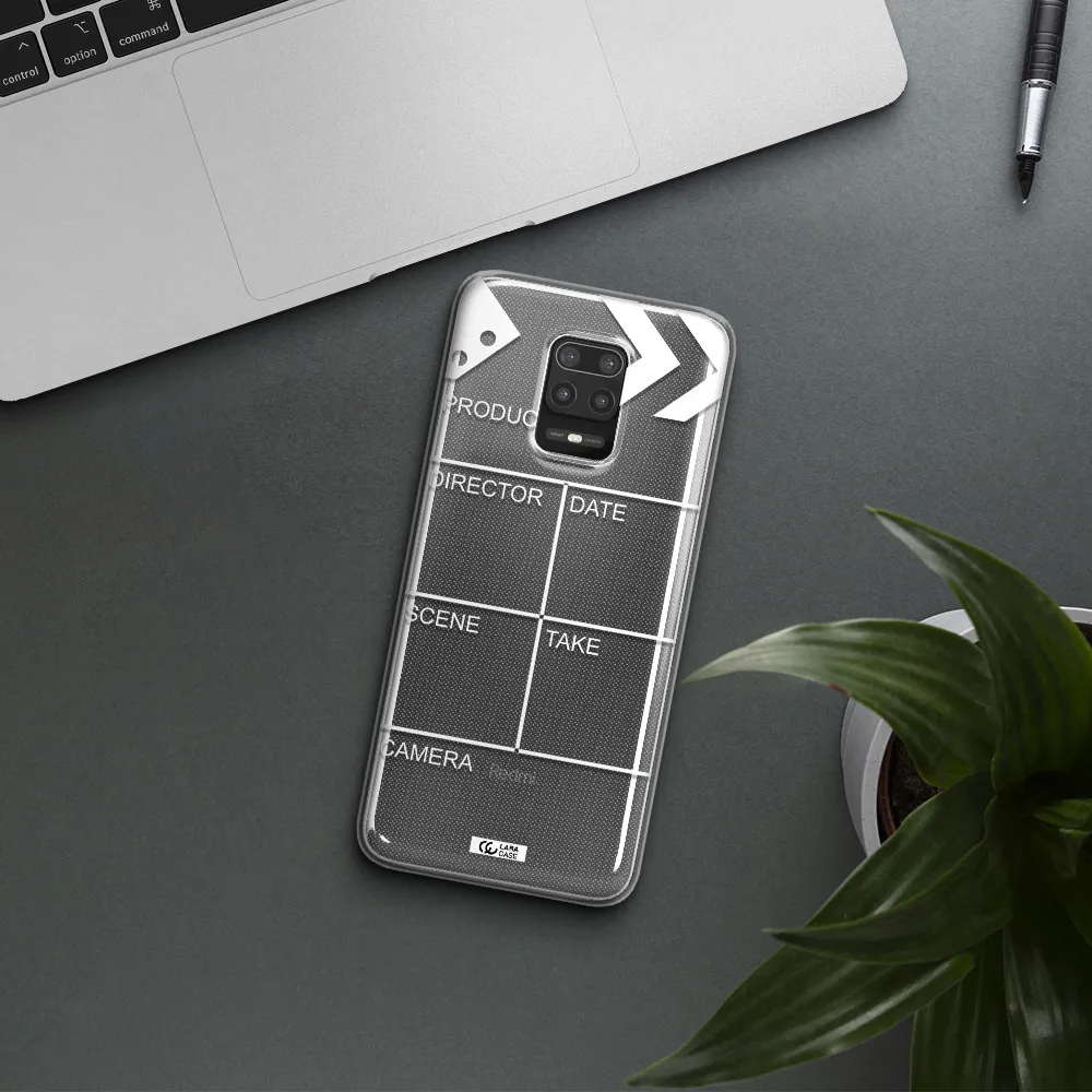 Clapperboard Xiaomi Note 9S Clear TPU Case
