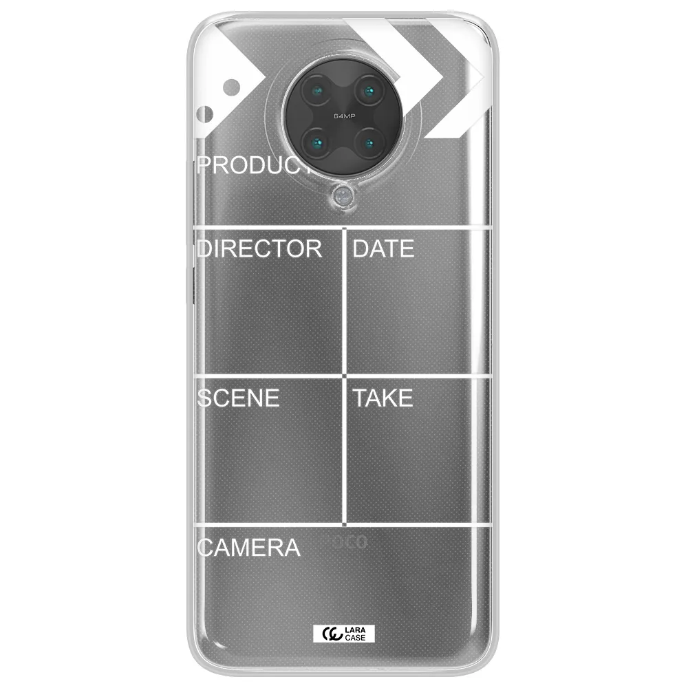 Clapperboard Xiaomi Poco F2 Pro Clear TPU Case