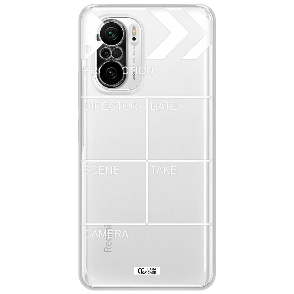 Clapperboard Xiaomi Poco F3 Clear Tpu Case