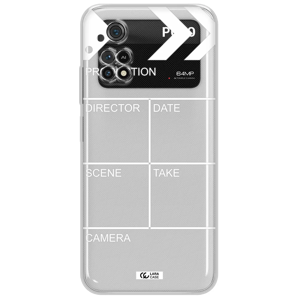 Clapperboard Xiaomi Poco M4 Pro 4G Clear Tpu Case