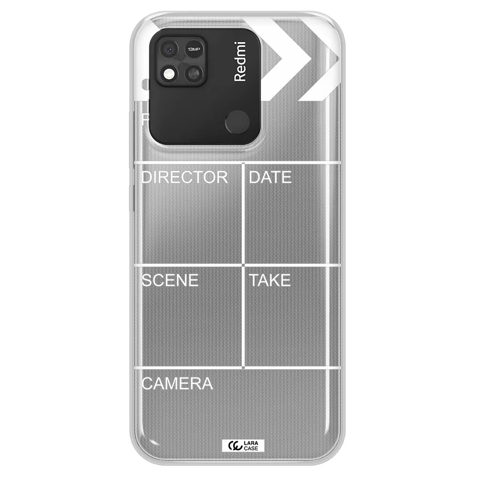 Clapperboard Xiaomi Redmi 10A Clear TPU Case