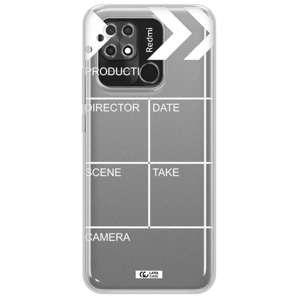 Clapperboard Xiaomi Redmi 10C Clear TPU Case