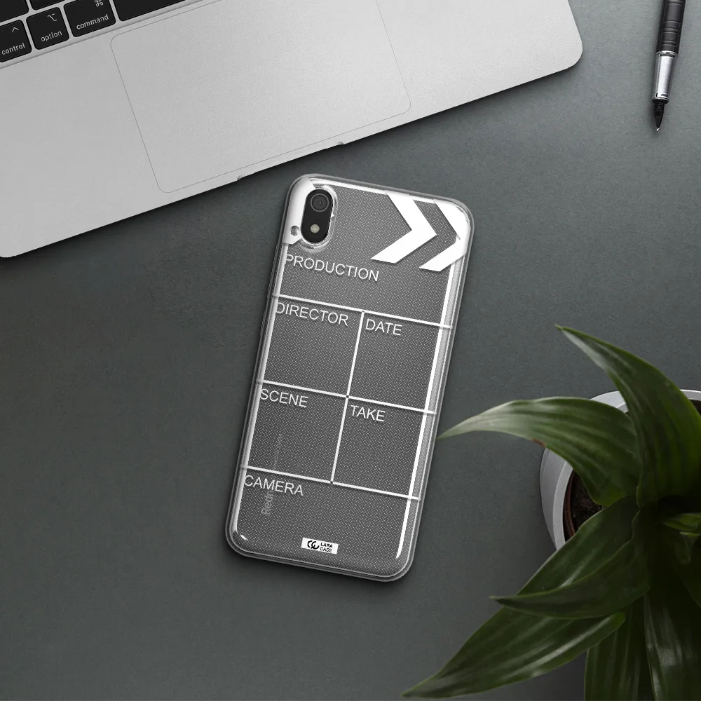 Clapperboard Xiaomi Redmi 7A Clear TPU Case