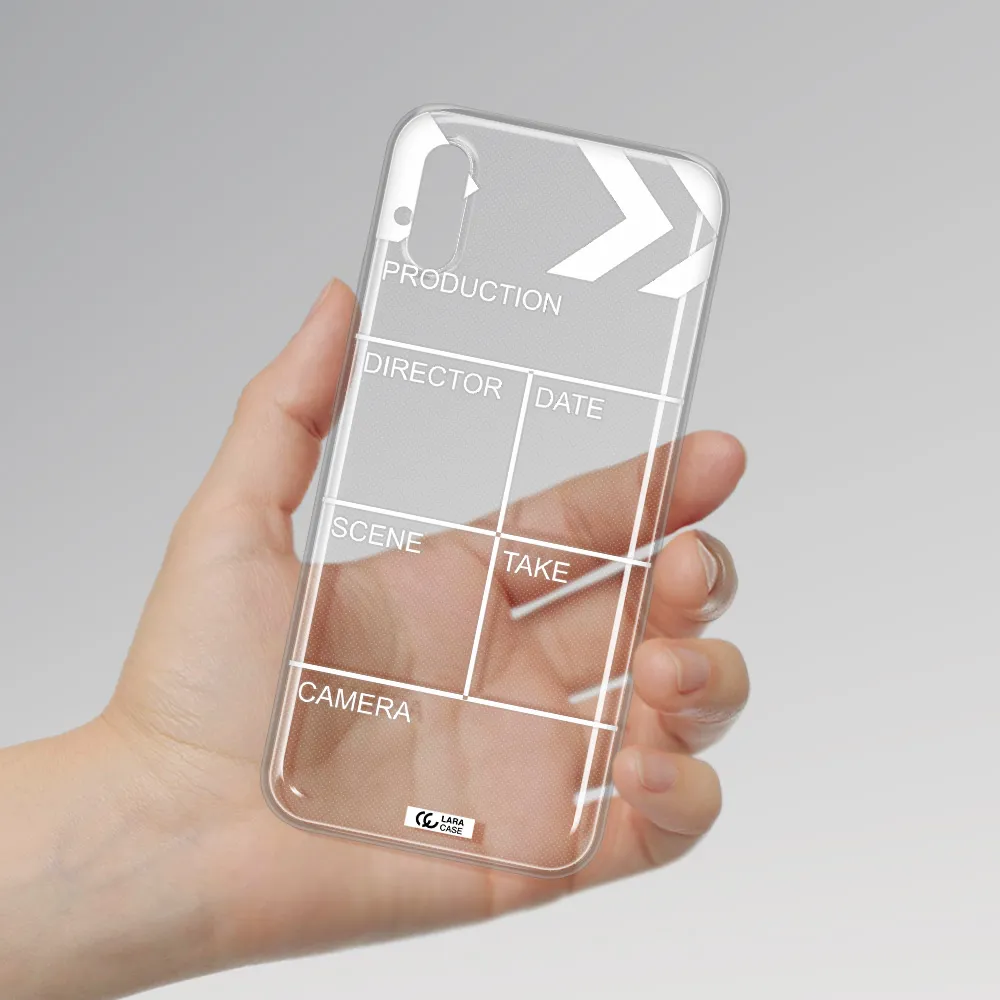 Clapperboard Xiaomi Redmi 9A Clear TPU Case