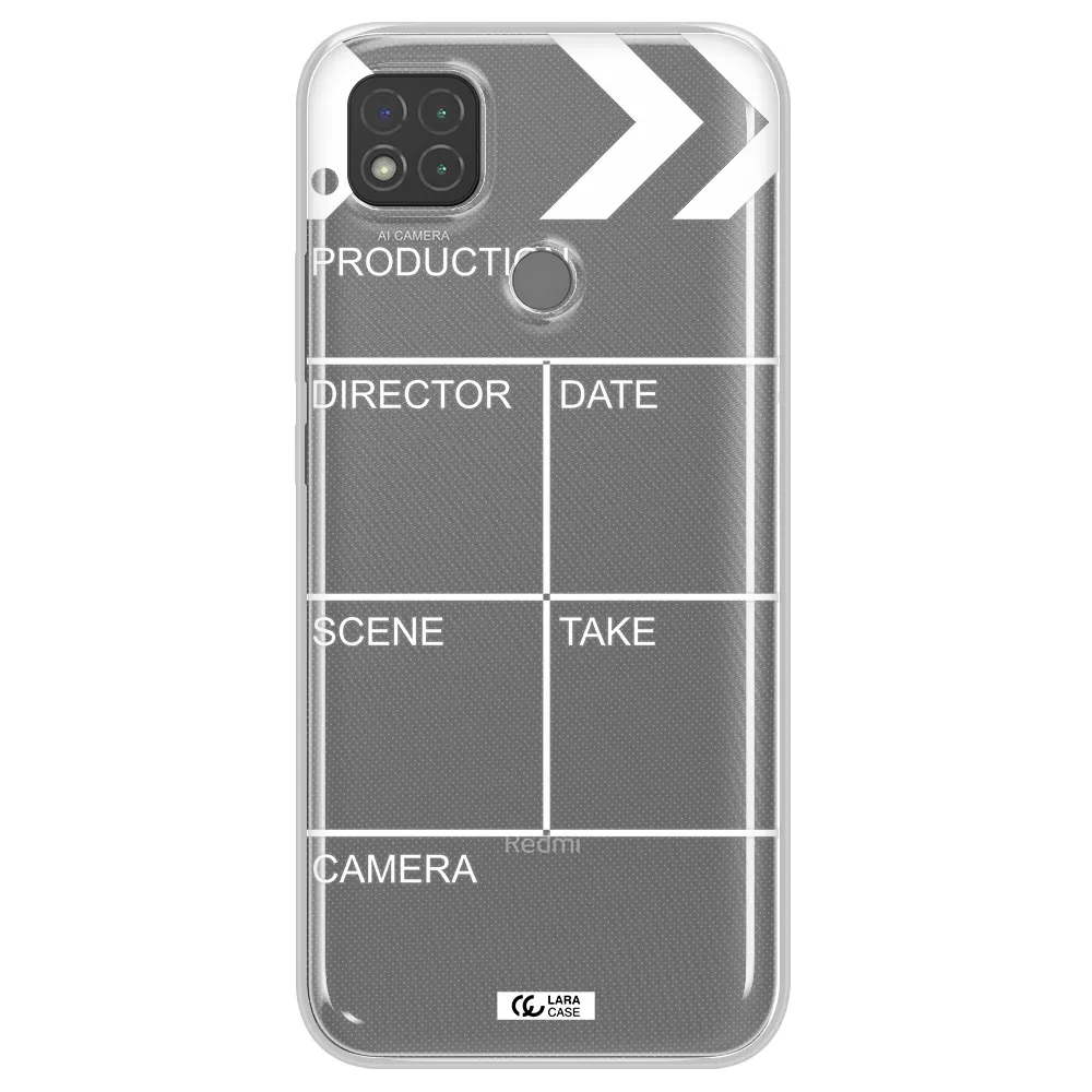 Clapperboard Xiaomi Redmi 9C Clear TPU Case