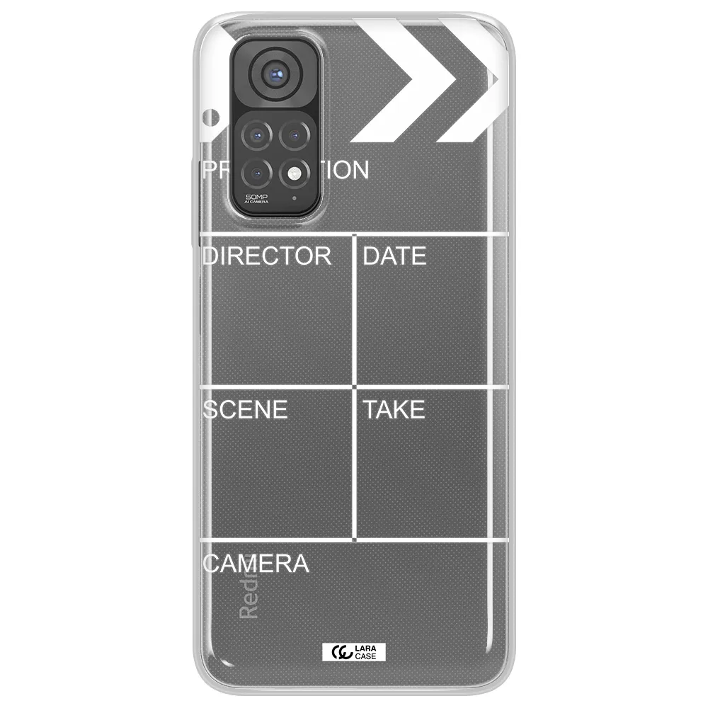 Clapperboard Xiaomi Redmi Note 11 Clear TPU Case