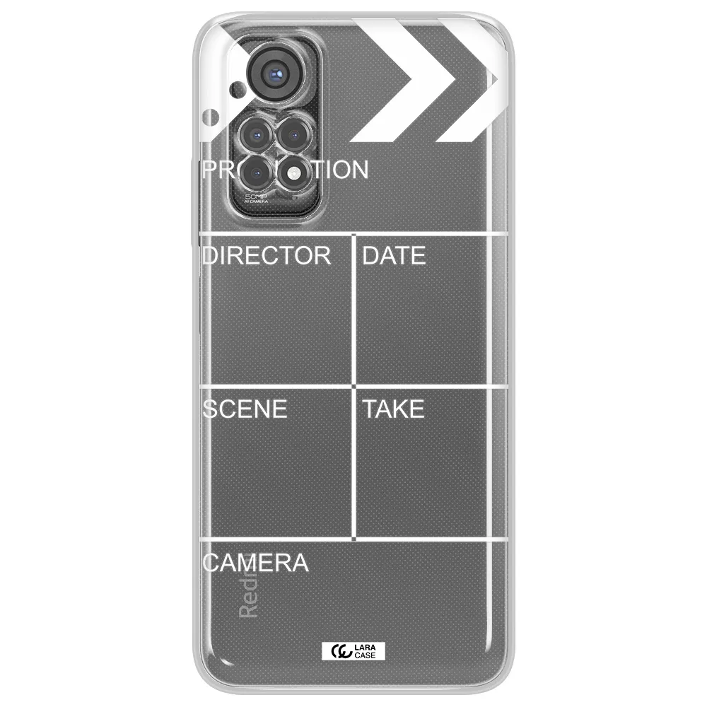 Clapperboard Xiaomi Redmi Note 11S Clear Tpu Case