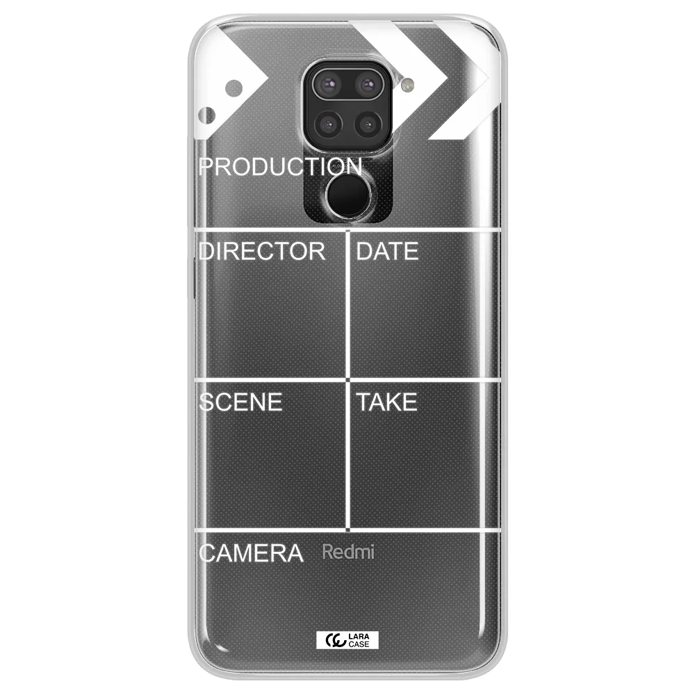 Clapperboard Xiaomi Redmi Note 9 Clear TPU Case