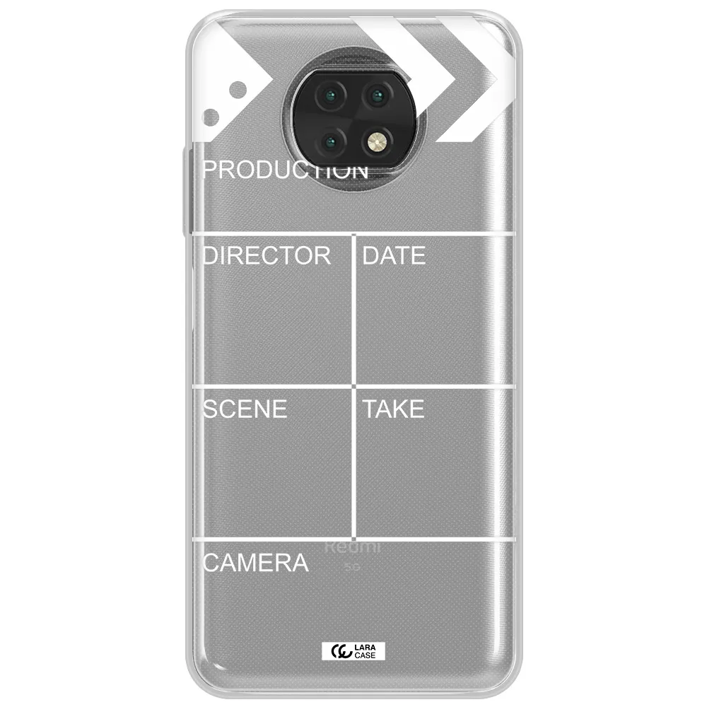 Clapperboard Xiaomi Redmi Note 9T Clear Tpu Case
