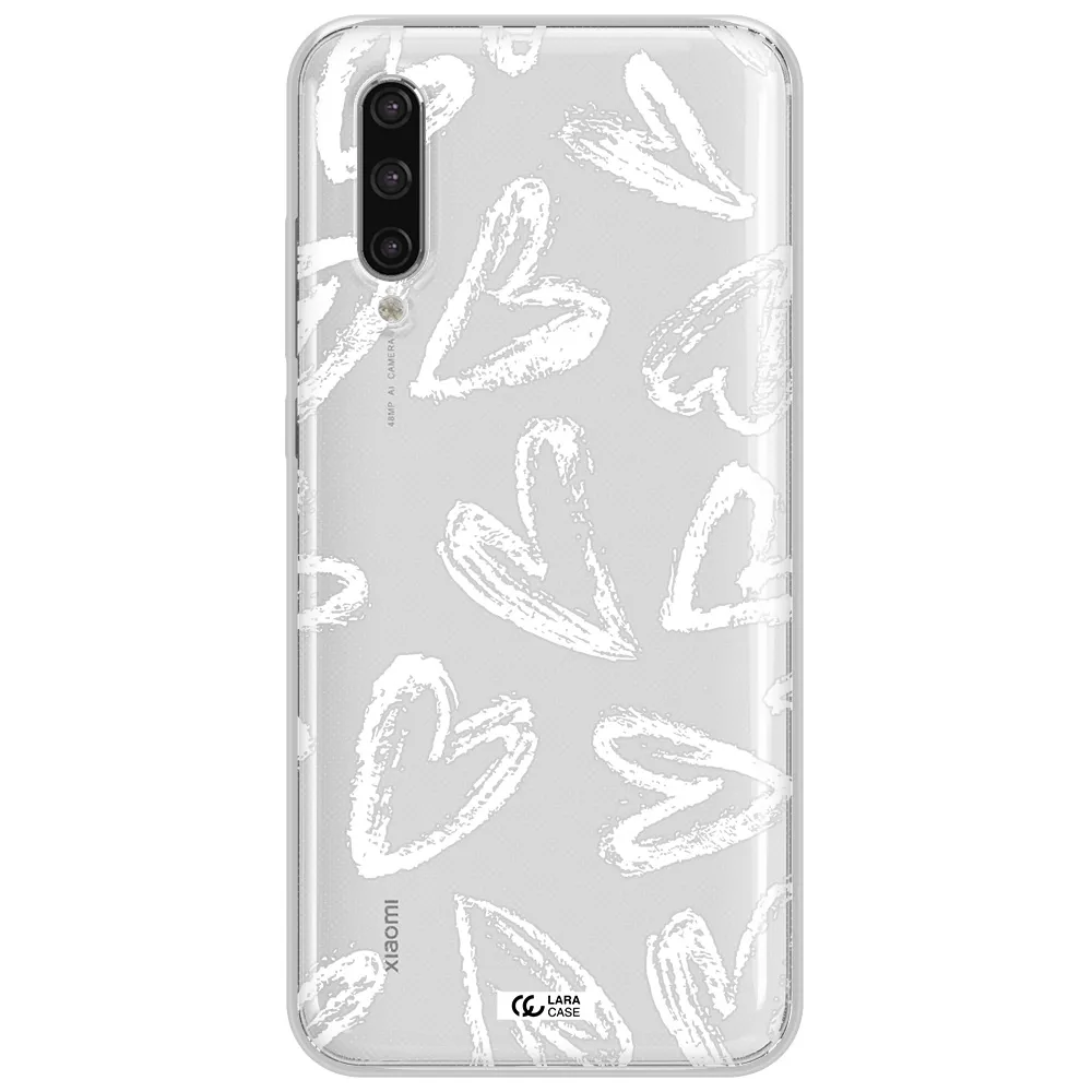 Chalk Hearts Xiaomi Mi 9 Lite Clear Tpu Case