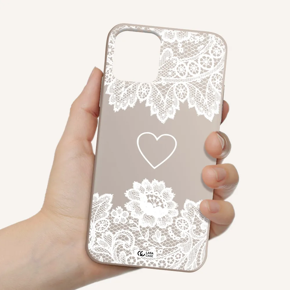 Mandala Heart Apple iPhone 11 pro max Silicone Stone Case