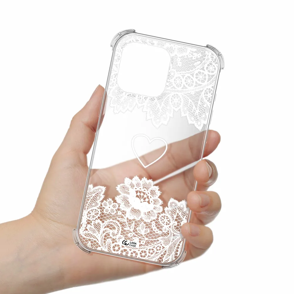 Mandala Heart Apple Iphone 16 Pro Max Clear Pc Case