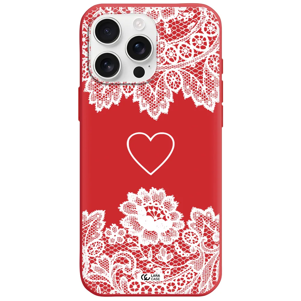 Mandala Heart Apple Iphone 16 Pro Max Silicone Stone Case