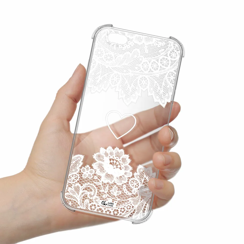 Mandala Heart Apple iPhone 6S Clear PC Case
