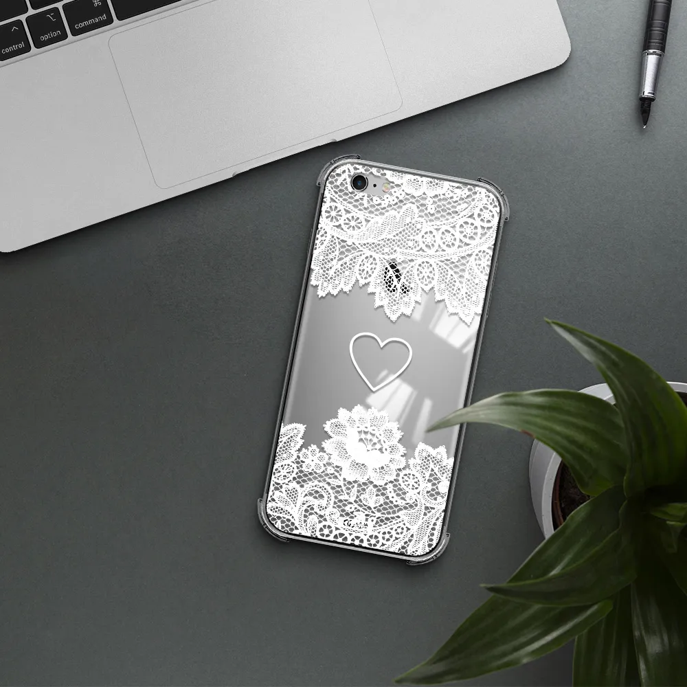 Mandala Heart Apple iPhone 6S Clear PC Case