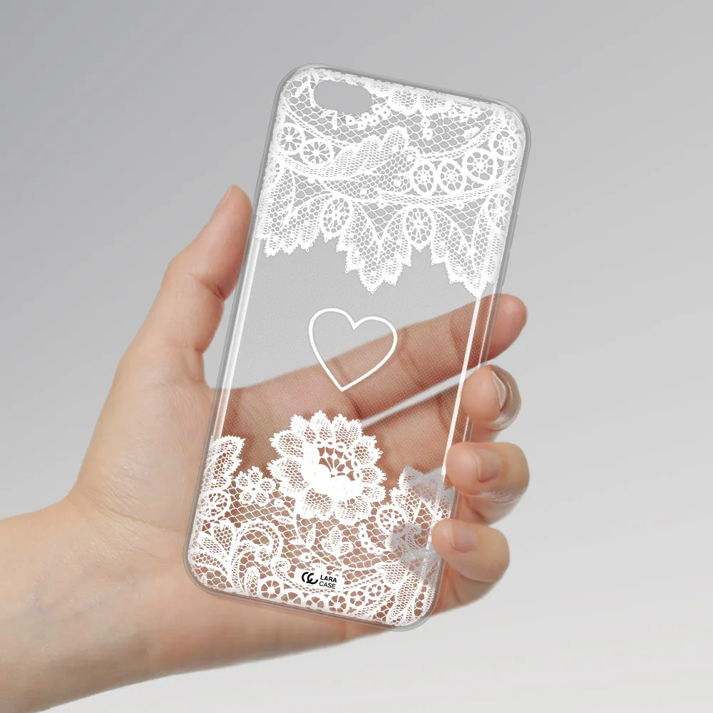 Mandala Heart Apple iPhone 6S Clear TPU Case