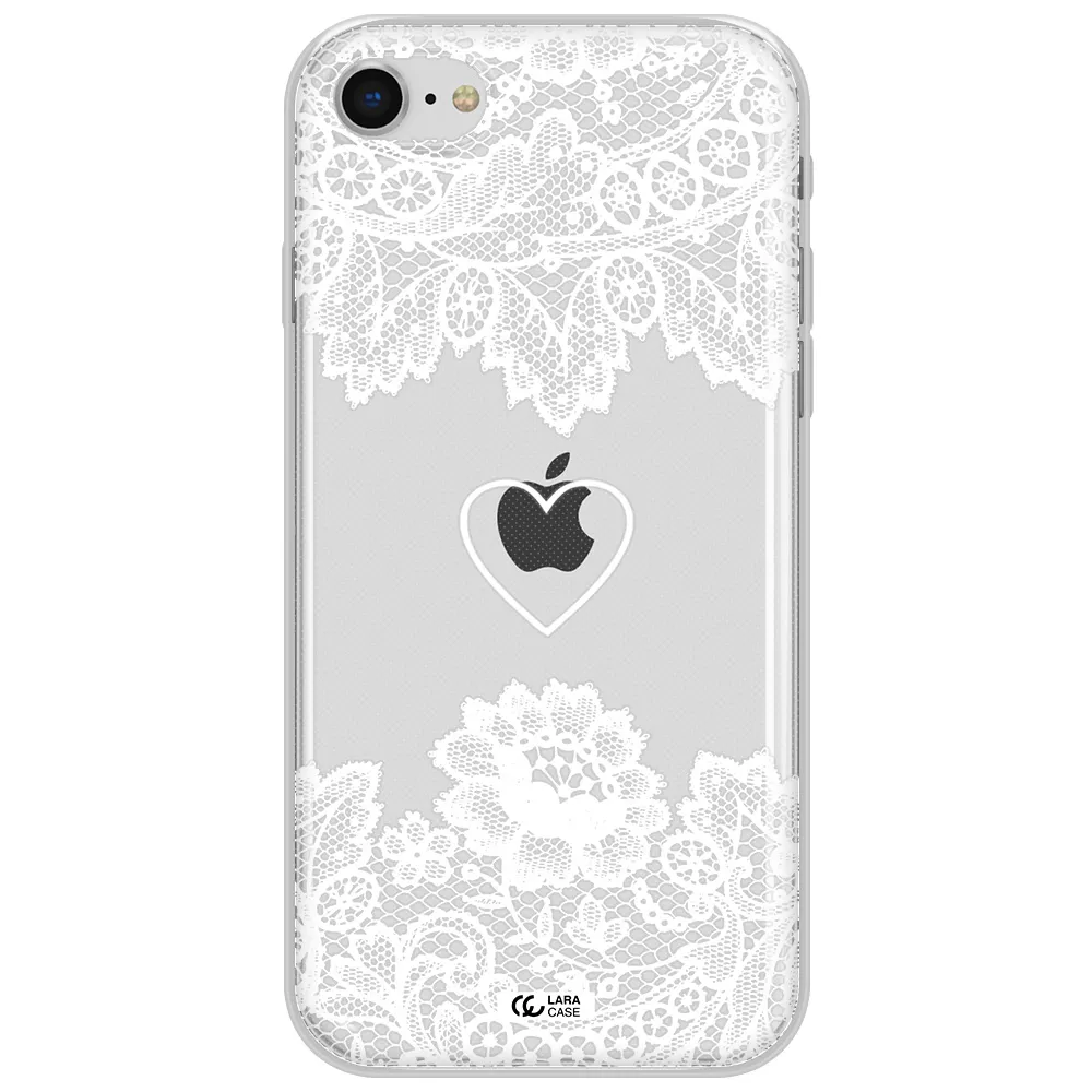 Mandala Heart Apple Iphone Se 2020 Clear Tpu Case