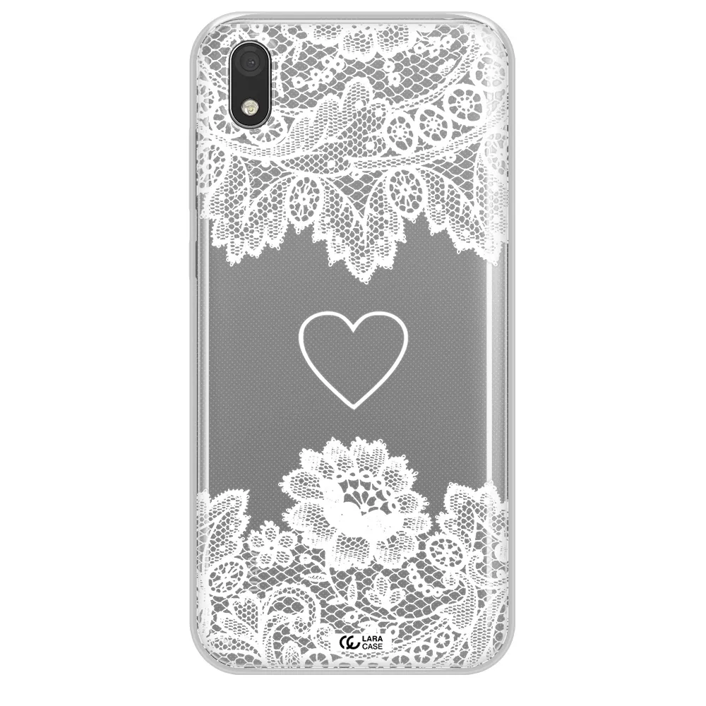 Mandala Heart Huawei Honor 8S Clear TPU Case