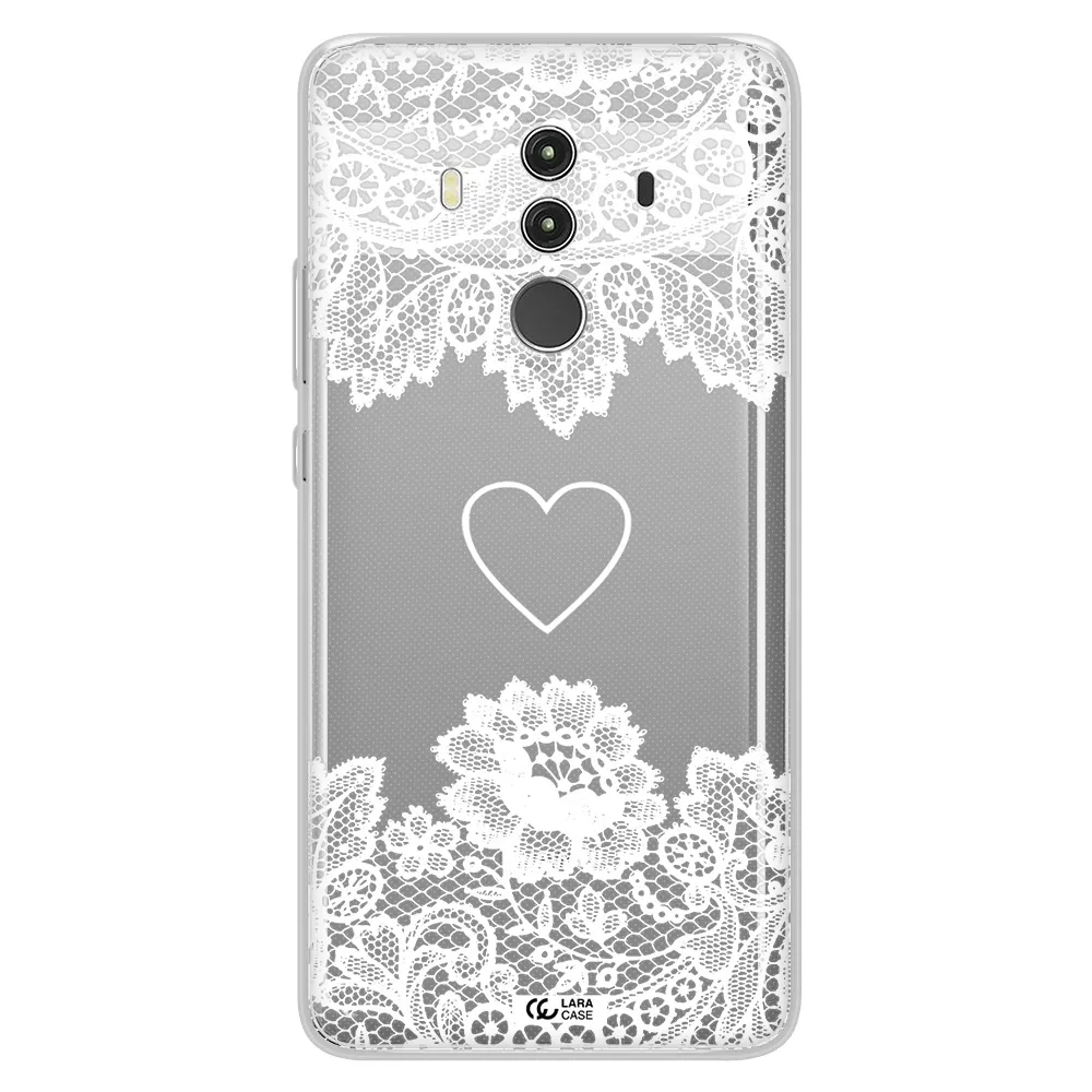 Mandala Heart Huawei Mate 10 Clear TPU Case
