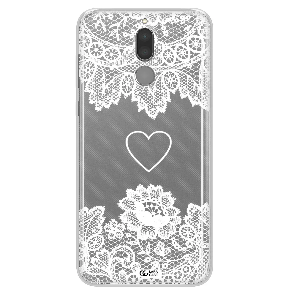 Mandala Heart Huawei Mate 10 Lite Clear TPU Case