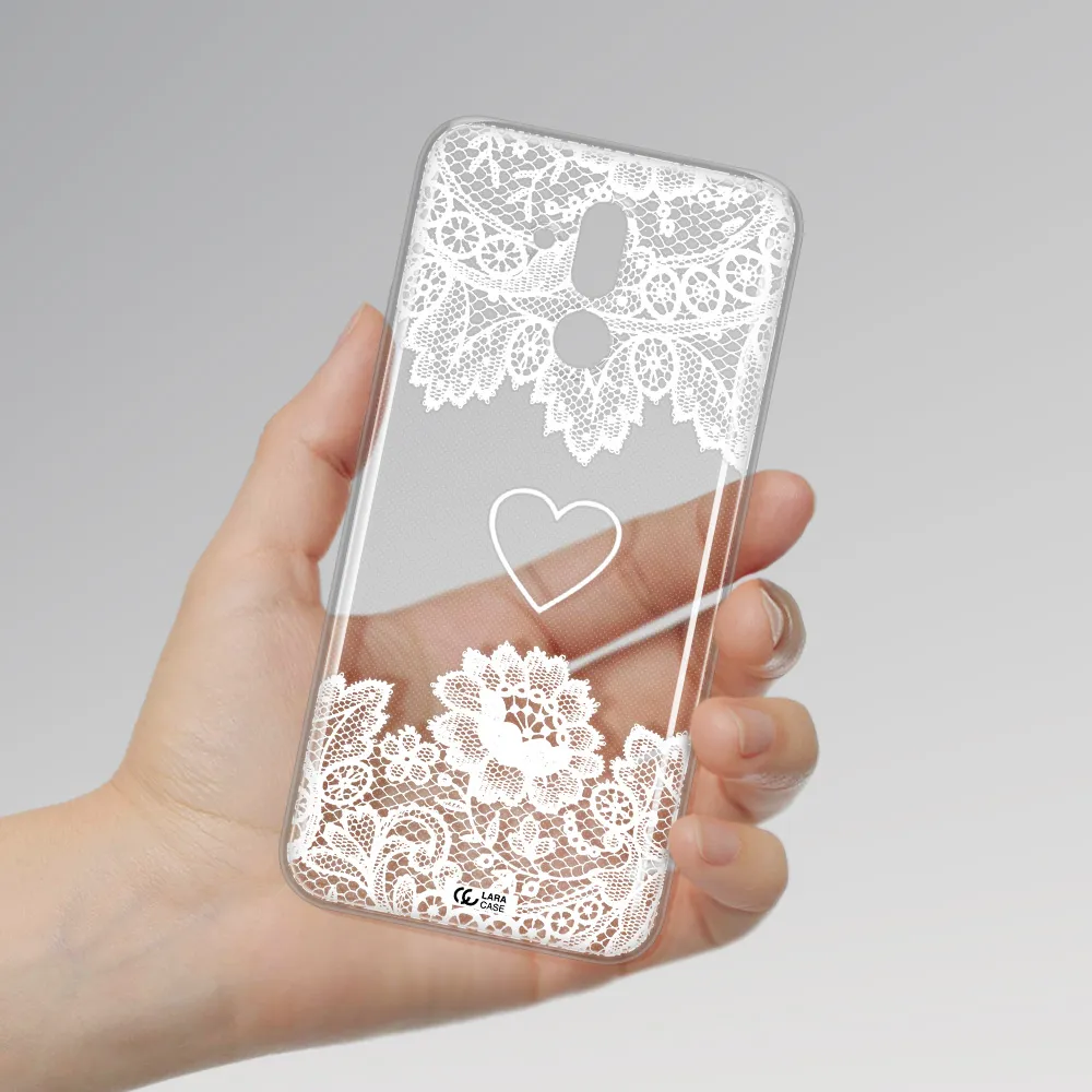Mandala Heart Huawei Mate 20 Lite Clear TPU Case