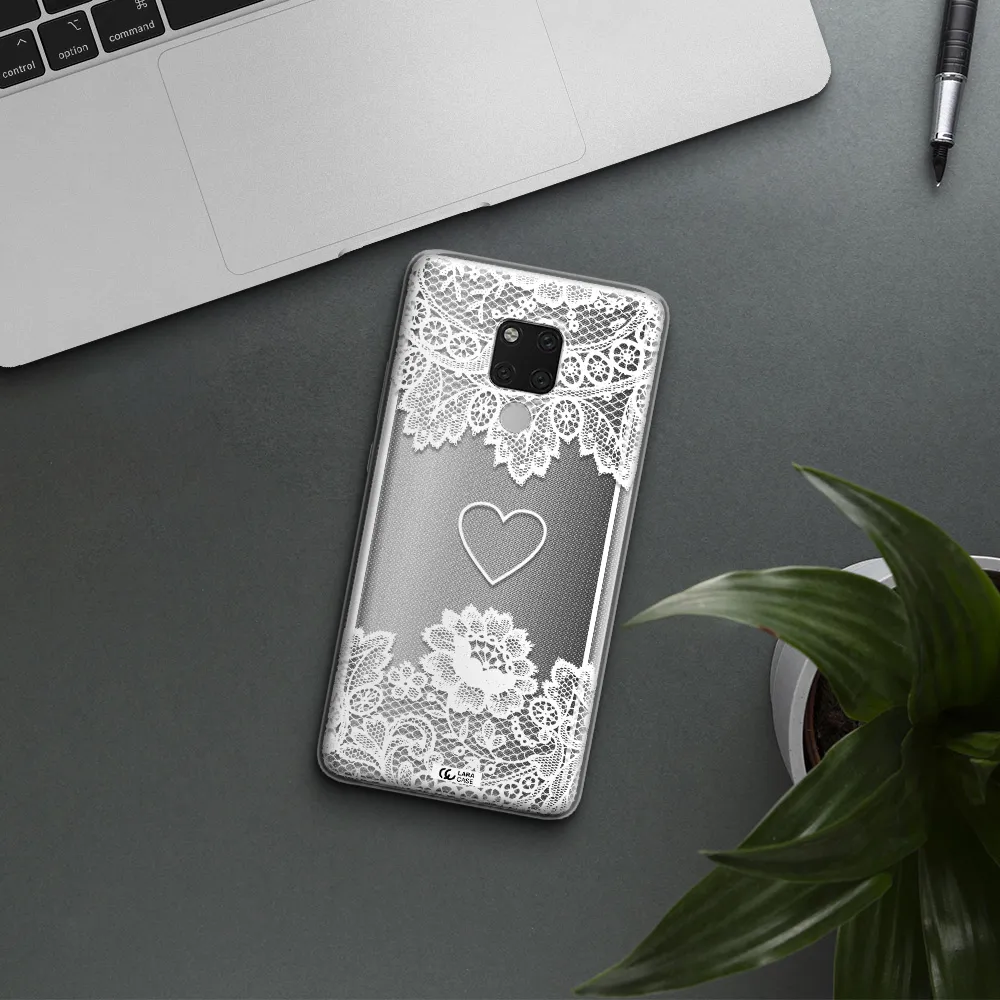 Mandala Heart Huawei Mate 20X Clear TPU Case