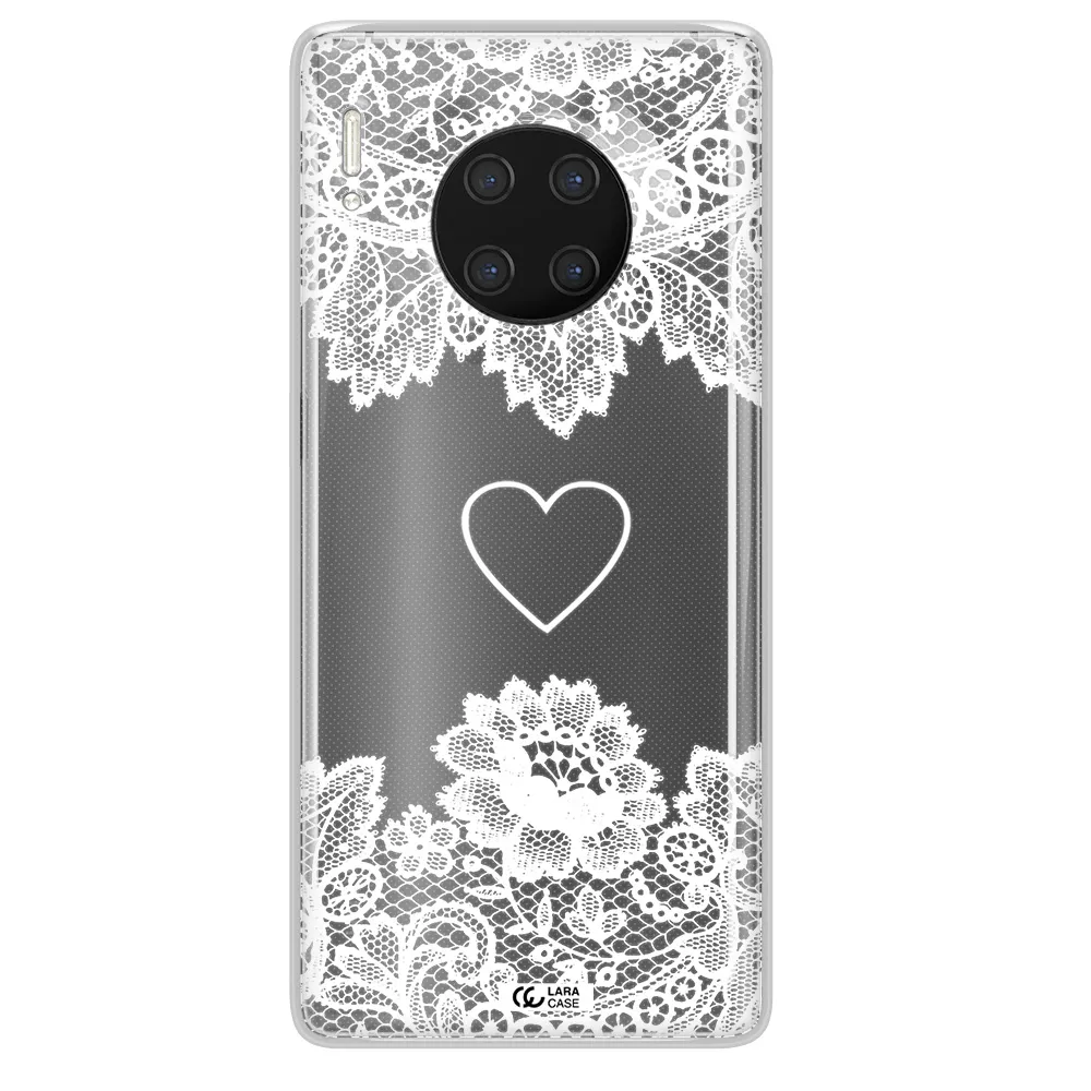 Mandala Heart Huawei Mate 30 Pro Clear TPU Case
