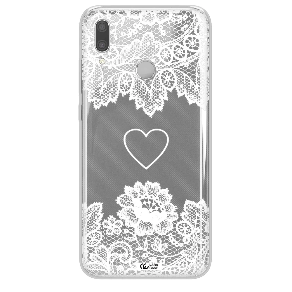 Mandala Heart Huawei P Smart 2019 Clear TPU Case