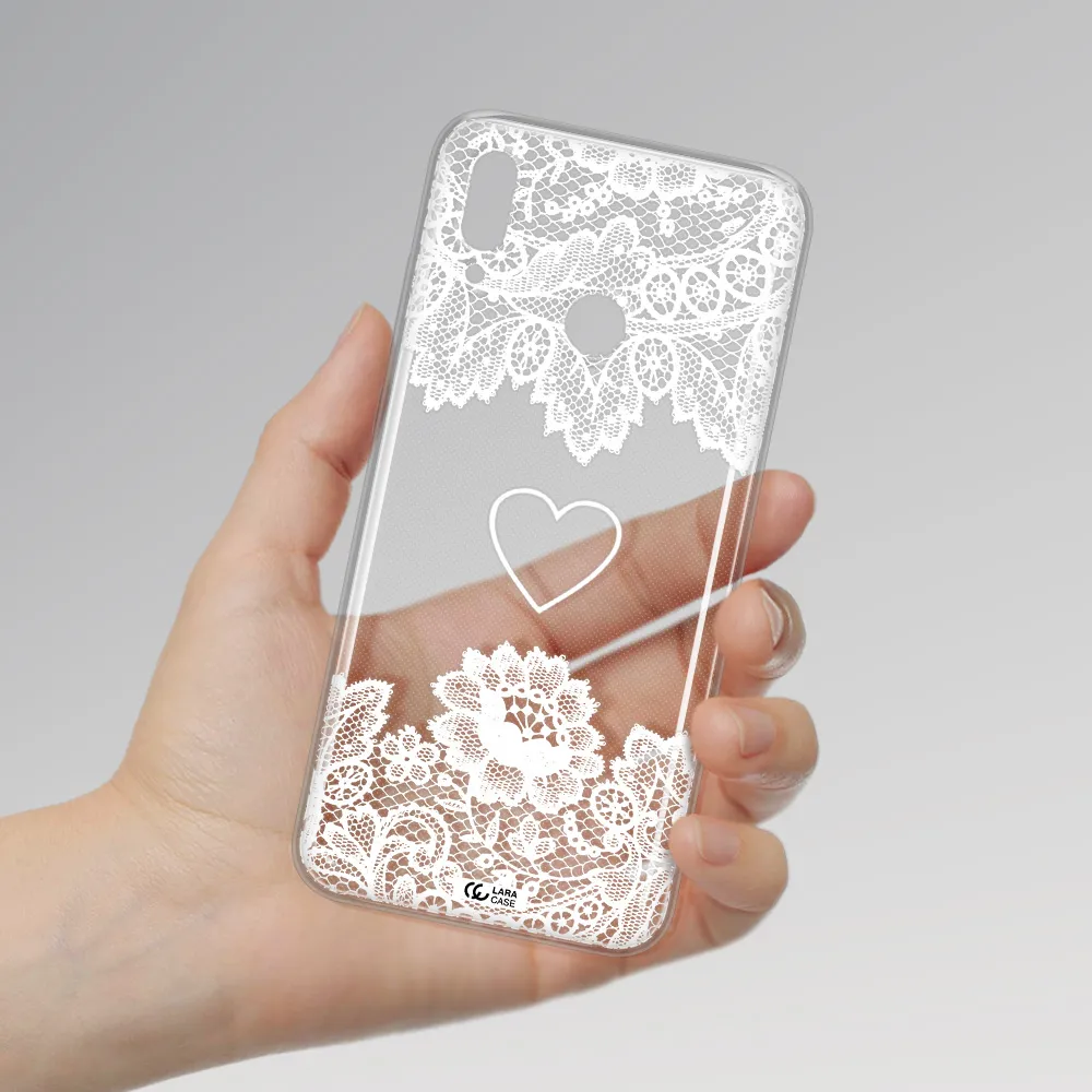 Mandala Heart Huawei P Smart 2019 Clear TPU Case