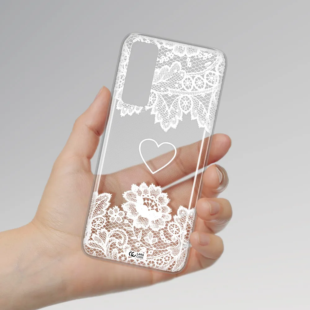 Mandala Heart Huawei P Smart 2021 Clear TPU Case