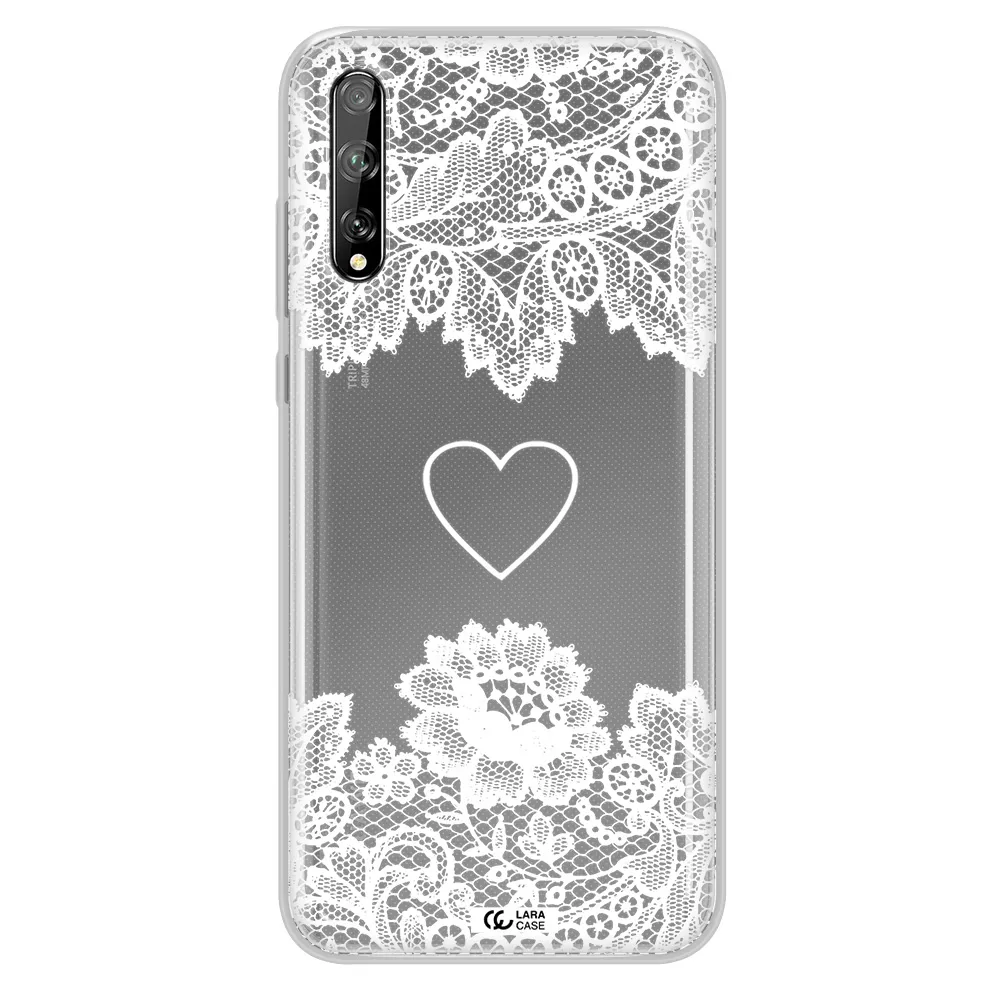 Mandala Heart Huawei P Smart S Clear TPU Case