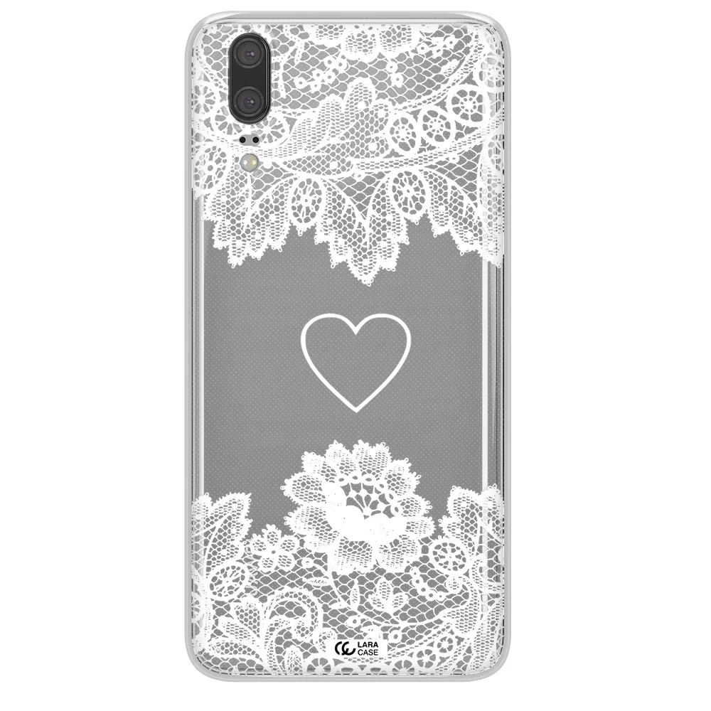 Mandala Heart Huawei P20 Clear TPU Case