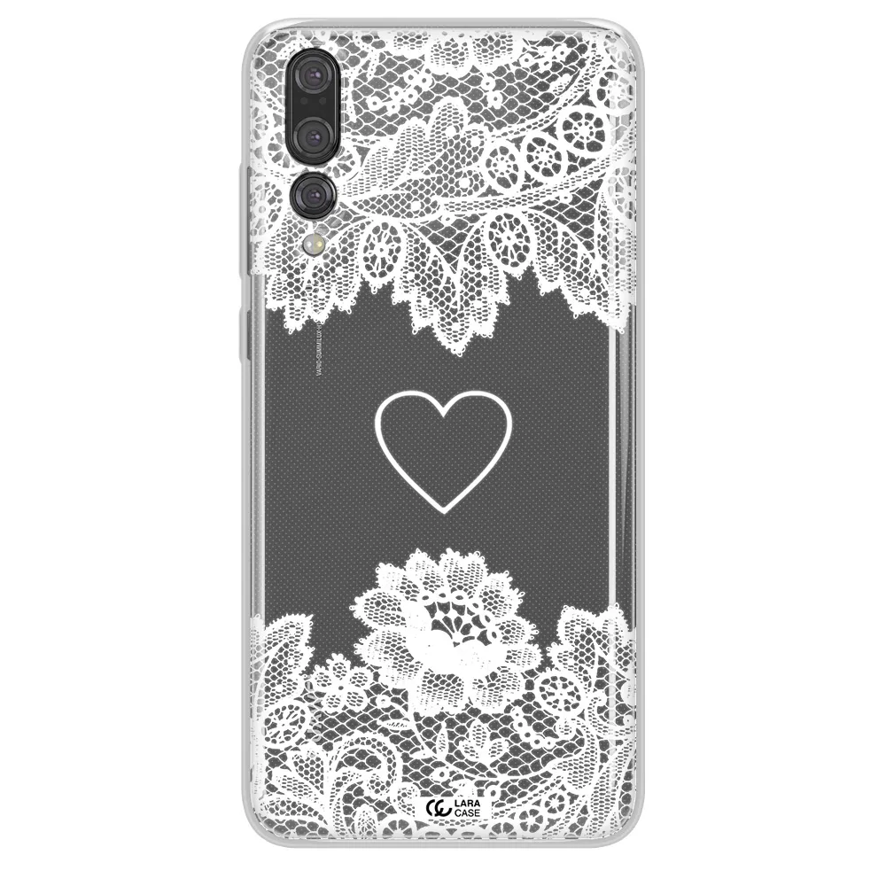 Mandala Heart Huawei P20 Pro Clear TPU Case