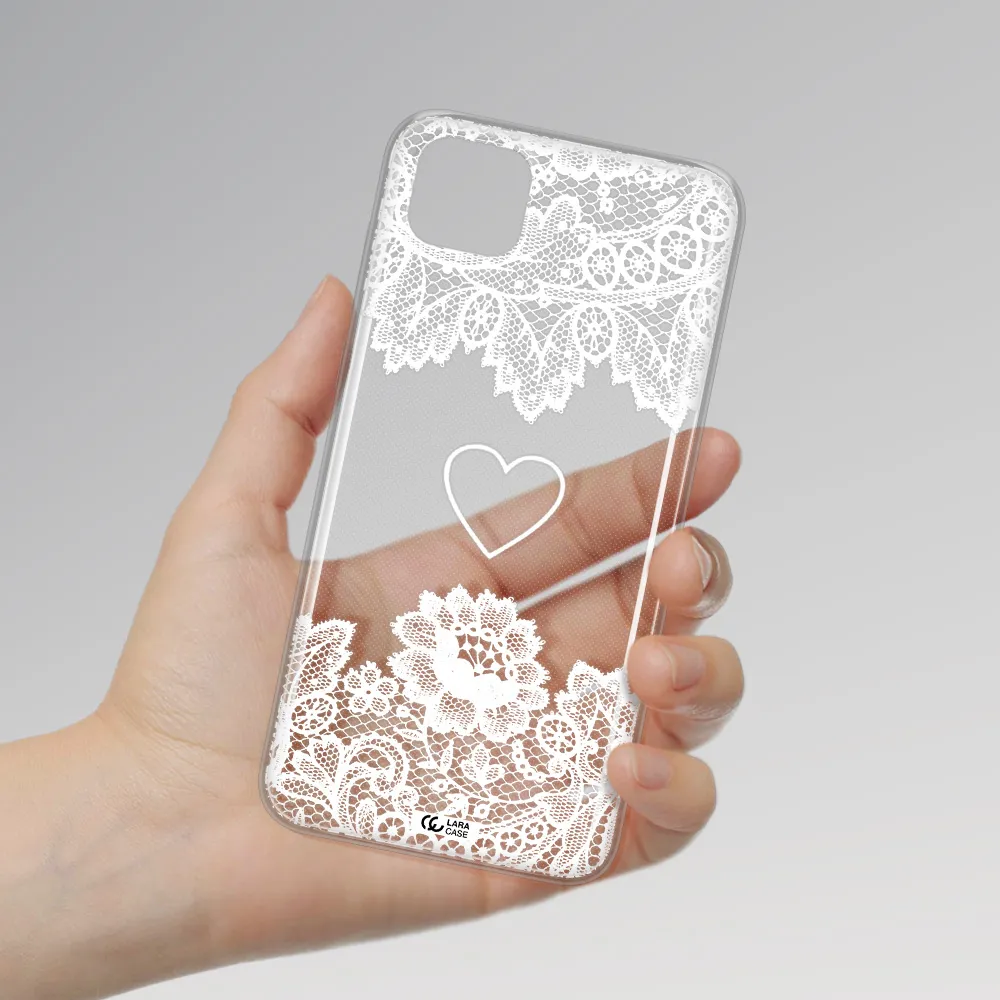 Mandala Heart Huawei Y5P Clear TPU Case