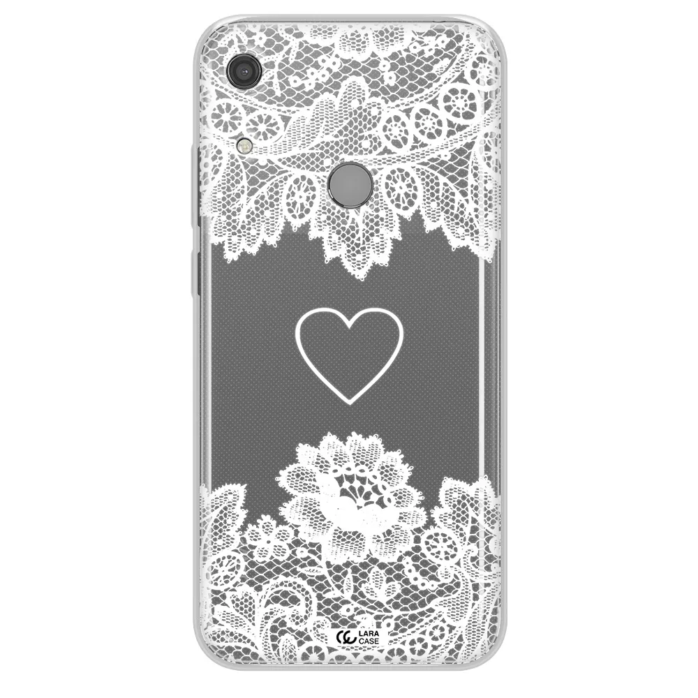 Mandala Heart Huawei Y6S Clear TPU Case