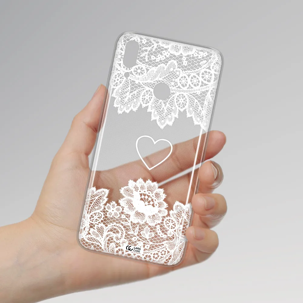 Mandala Heart Huawei Y9 2019 Clear TPU Case