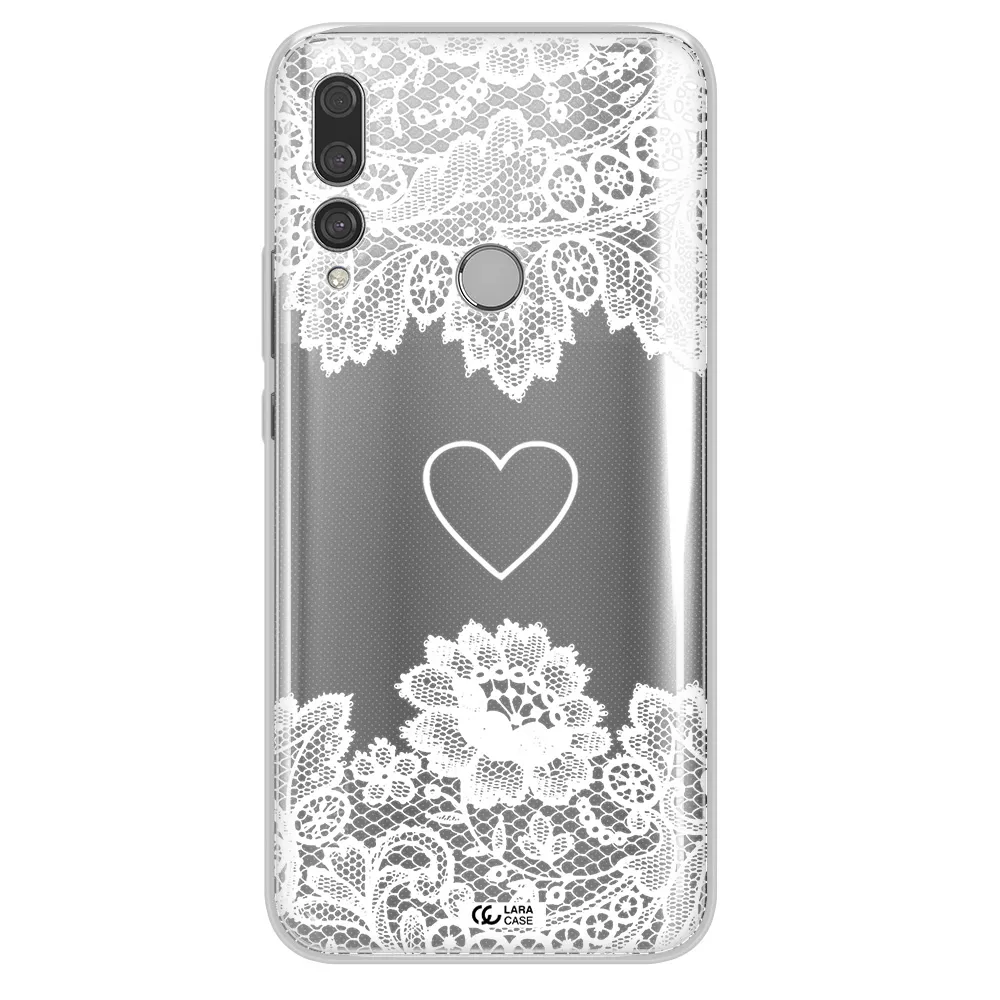 Mandala Heart Huawei Y9 Prime 2019 Clear TPU Case