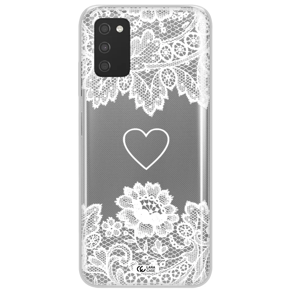 Mandala Heart Samsung A03S Clear TPU Case