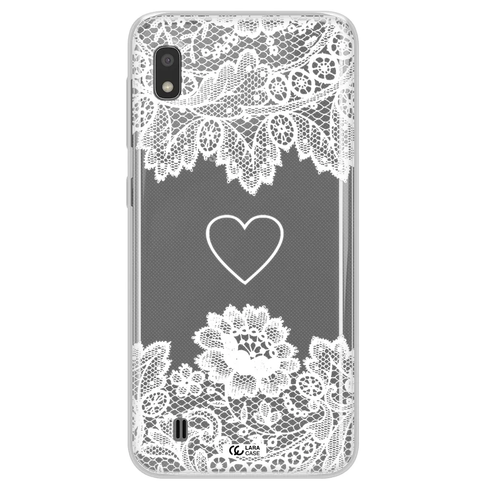 Mandala Heart Samsung A10 Clear TPU Case