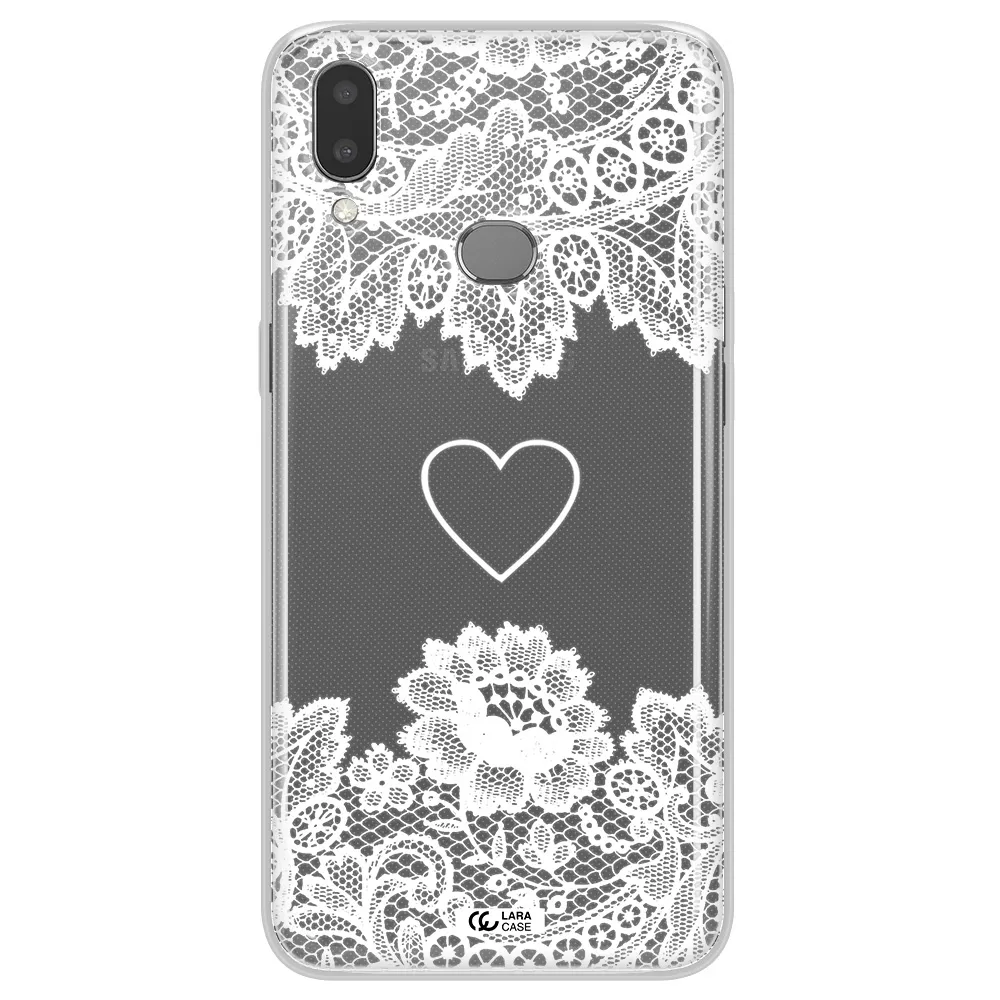 Mandala Heart Samsung A10S Clear TPU Case