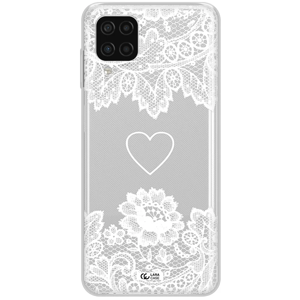 Mandala Heart Samsung A12 4g Clear TPU Case