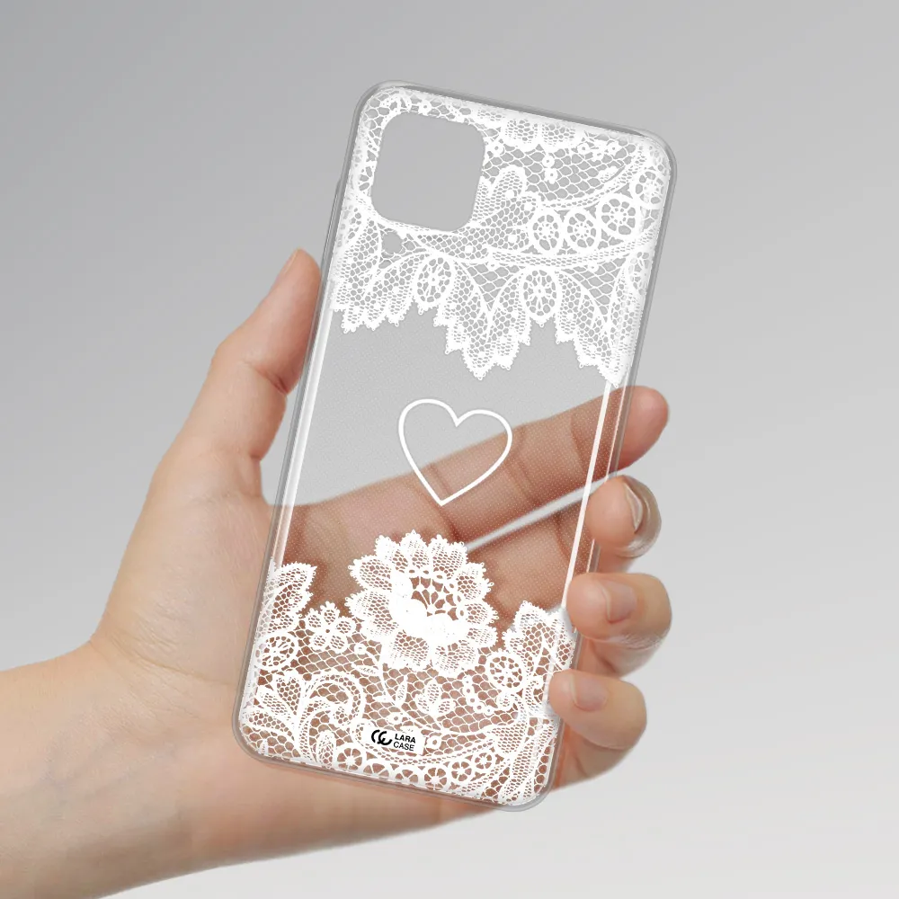 Mandala Heart Samsung A12 4g Clear TPU Case