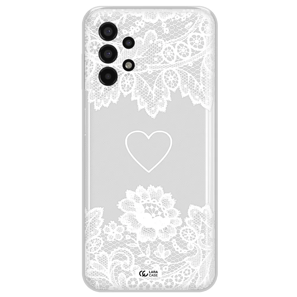 Mandala Heart Samsung A13 4g Clear TPU Case
