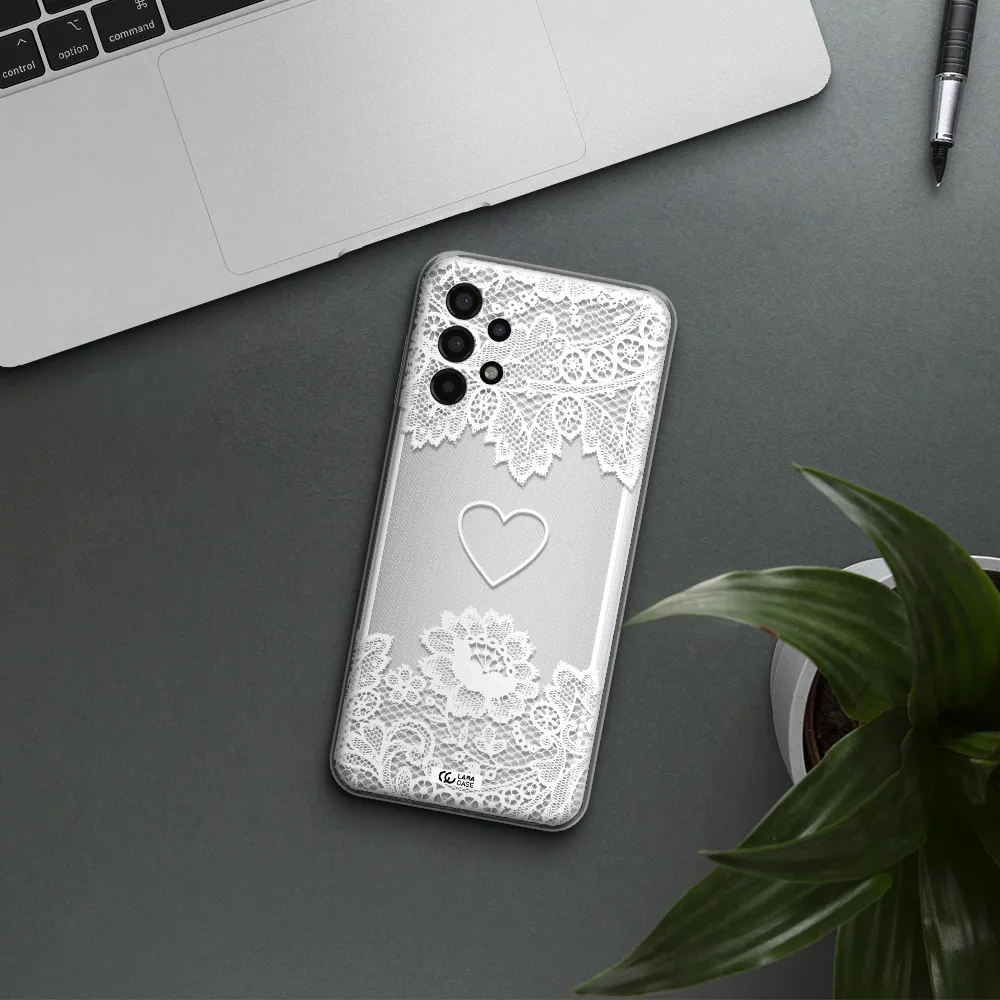 Mandala Heart Samsung A13 4g Clear TPU Case