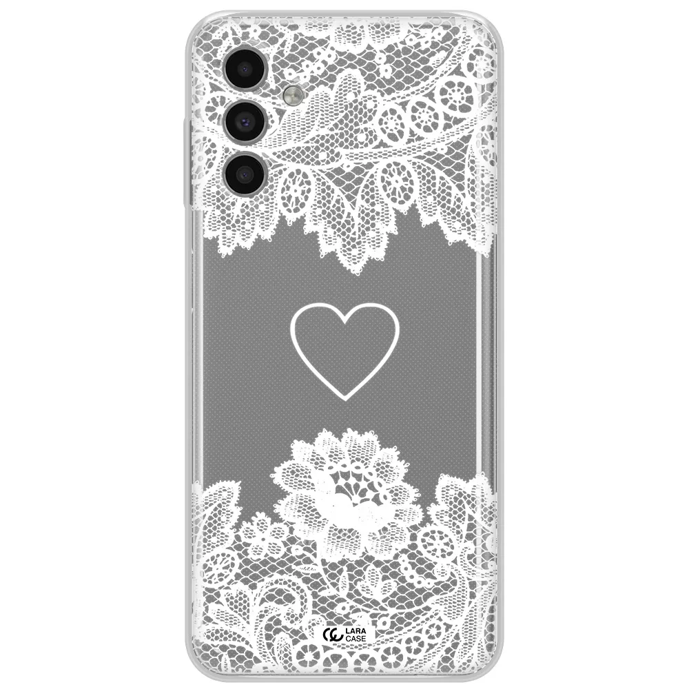 Mandala Heart Samsung A13 5G Clear Tpu Case