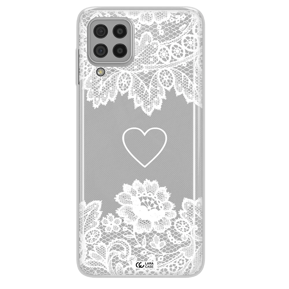 Mandala Heart Samsung A22 4g Clear TPU Case